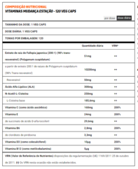 HSN Vitaminas Mudança de Estação- 120 cápsulas - Image 2