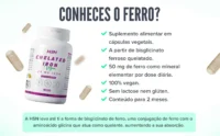 HSN Ferro 25 mg ( bisglicinato ) 120 cápsulas - Image 3