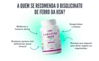 HSN Ferro 25 mg ( bisglicinato ) 120 cápsulas - Image 5