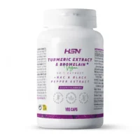 HSN Extrato de Curcuma e Bromelaína Plus 120 Cápsulas