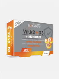 Biokygen Vit. K2 100 mcg+ D3 4000 UI+ Imunidade 60 Comprimidos